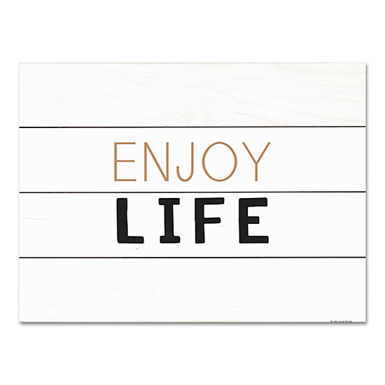 Lady Louise Designs BRO256PAL - BRO256PAL - Enjoy Life - 16x12 Enjoy Life, Motivational, Typography, Signs from Penny Lane