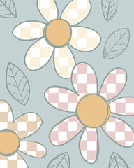 BRO295 - Checkered Daisies - 12x16
