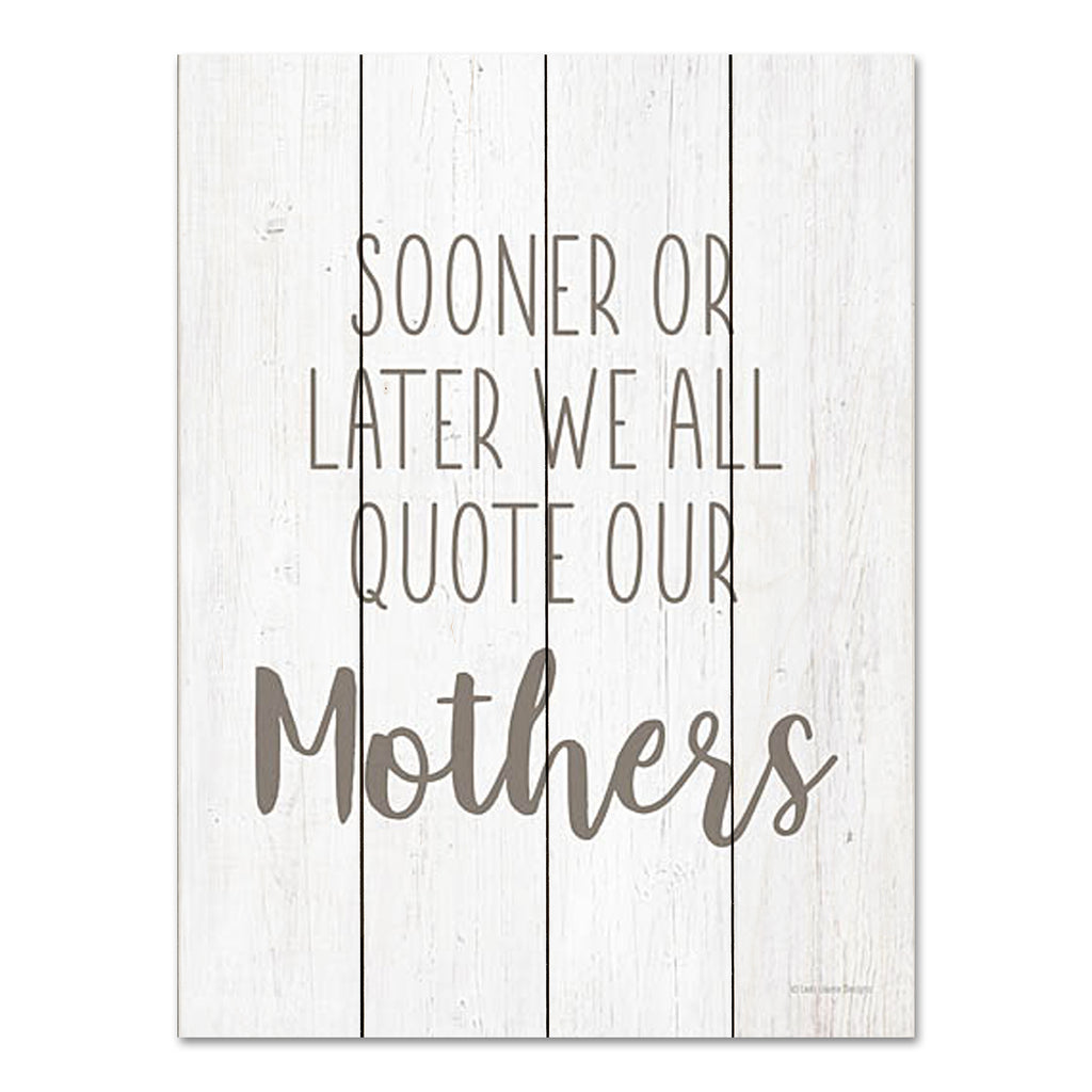 Lady Louise Designs BRO303PAL - BRO303PAL - Quote Our Mothers - 12x16 Whimsical, Mothers, Mom, Family, Typography, Signs, Neutral Palette from Penny Lane