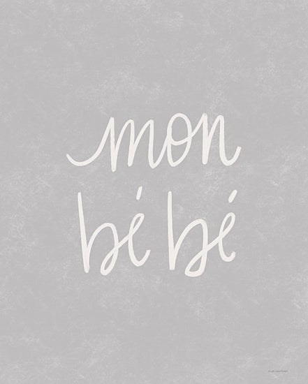 Lady Louise Designs BRO316 - BRO316 - Mon Be Be - 12x16 French, My Baby, Typography, Signs, Textual Art, Neutral Palette, Global Inspired, New Baby from Penny Lane