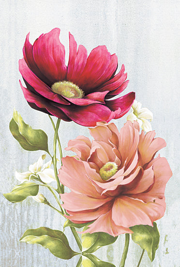 Cloverfield & Co. CC183 - CC183 - Pretty Peonies - 12x18 Flowers, Peonies, Spring, Spring Flowers, Bouquet, Pink Flowers from Penny Lane