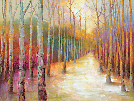 Cloverfield & Co. CC185 - CC185 - Colorful Forest Trail - 16x12 Landscape, Forest, Path, Colorful Forest, Rainbow Colors, Abstract, Fall from Penny Lane