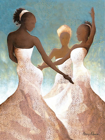 Cloverfield & Co. CC217 - CC217 - Celebration - 12x16 Black Art, Black Women, Fashion, Dance, Stylized Figures from Penny Lane