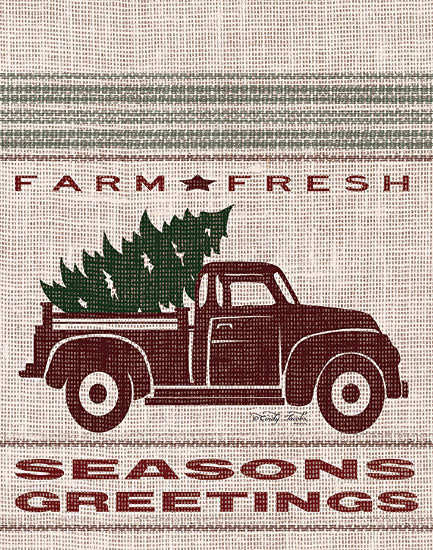 Cindy Jacobs CIN1523 - Farm Fresh Seasons Greetings - 12x16 Holidays, Red Truck, Christmas Trees, Farm , Grain Sack, Linen Tea Towels from Penny Lane
