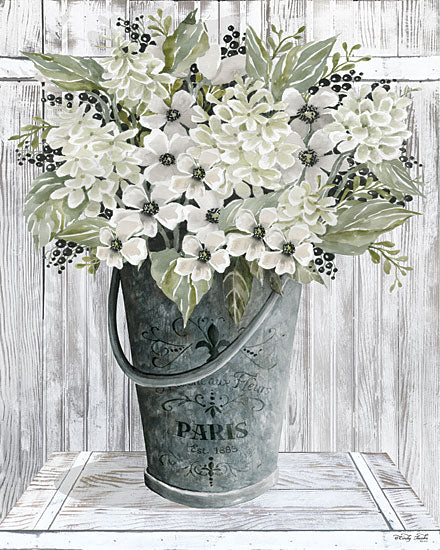 Cindy Jacobs CIN1849 - CIN1849 - Galvanized Paris - 12x16 Pitcher, Flowers, Still Life, Bouquet from Penny Lane