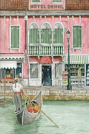 Cindy Jacobs CIN2649 - CIN2649 - Hotel Canal - 12x18 Grand Canal, Hotel, China, River from Penny Lane
