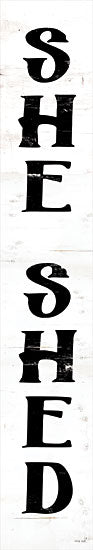Cindy Jacobs CIN2657 - CIN2657 - She Shed - 6x36 She Shed, Signs, Black & White from Penny Lane