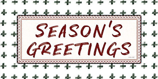 Cindy Jacobs CIN2709 - CIN2709 - Season's Greetings  - 18x9 Season's Greetings, Holidays, Christmas, Patterns, Signs from Penny Lane