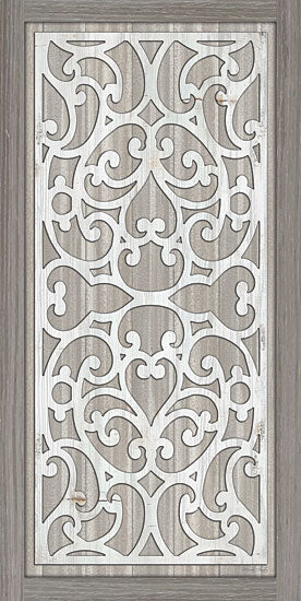 Cindy Jacobs CIN2745 - CIN2745 - Geo Greige Deco Panel 1 - 9x18 Gray and Beige, Designs, Geometric Designs, Neutral Palette, Patterns from Penny Lane