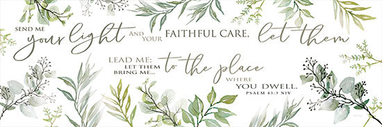 Cindy Jacobs CIN3015A - CIN3015A - Send Me Your Light - 36x12 Send Me Your Light, Greenery, Religious, Bible Verse, Psalms, Signs from Penny Lane