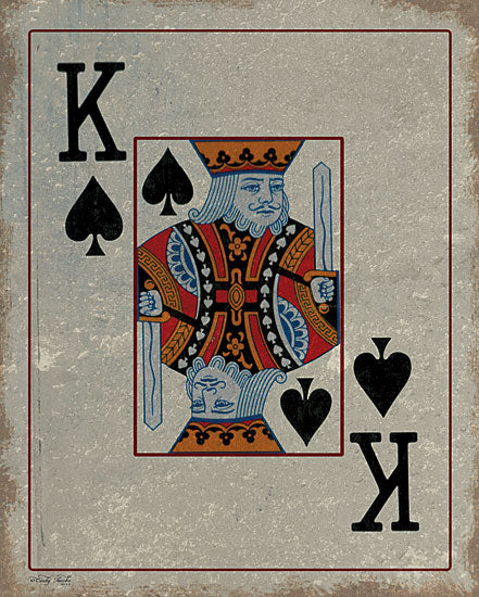 Cindy Jacobs CIN3051 - CIN3051 - King of Spades - 12x16 King of Spades, Card, Card Games, Game Room, Media Room, Masculine from Penny Lane