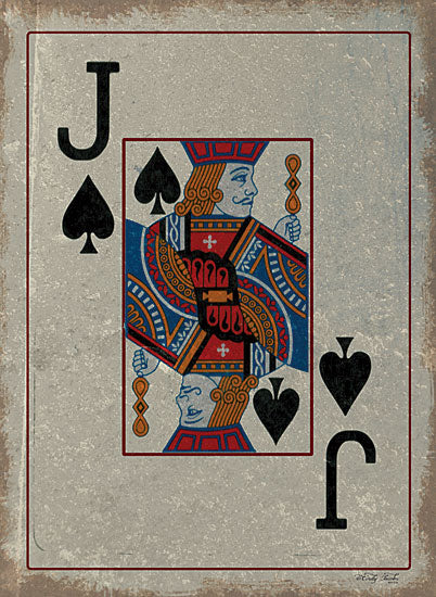 Cindy Jacobs CIN3053 - CIN3053 - Jack of Spades - 12x16 Jack of Spades, Card, Card Games, Game Room, Media Room, Masculine from Penny Lane