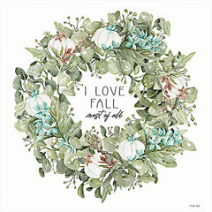 CIN3136LIC - I Love Fall Wreath - 0