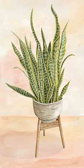 Cindy Jacobs CIN3157 - CIN3157 - Plant Stand Pot of Flowers III - 9x18 Plants, Green Plants, Potted Plant, Plant Stand, Botanical from Penny Lane