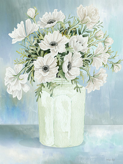 Cindy Jacobs CIN3359 - CIN3359 - White Blooms II - 12x16 Flowers, White Flowers, Pottery, Greenery, Country Bouquet, Botanical from Penny Lane