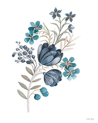 CIN3395LIC - Blue Botanical Mums - 0