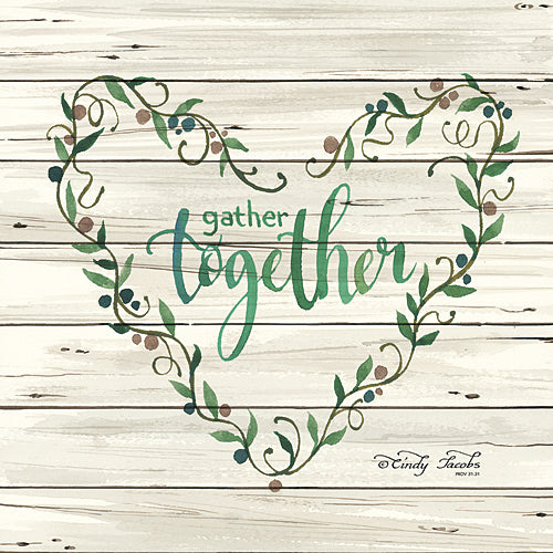 Cindy Jacobs CIN339 - Gather Together Heart Wreath - Inspirational, Religious, Wreath from Penny Lane Publishing