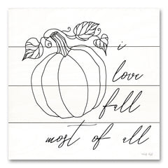 CIN3414PAL - I Love Fall Most of All - 12x12