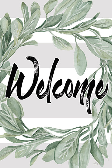 Cindy Jacobs CIN3484 - CIN3484 - Welcome - 12x18 Welcome, Wreath, Greenery, Typography, Signs from Penny Lane