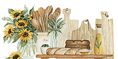 CIN3624LIC - Tuscan Bread Board with Sunflowers - 0