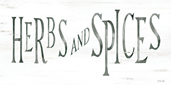 Cindy Jacobs CIN3627 - CIN3627 - Herbs and Spices - 18x9 Kitchen, Herbs and Spices, Typography, Signs, Textual Art, Black & White from Penny Lane