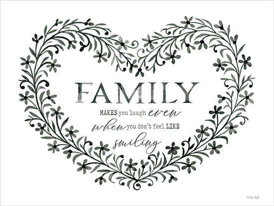 Cindy Jacobs CIN3699 - CIN3699 - Family Heart - 16x12 Inspirational, Family, Heart, Greenery, Love, Typography, Signs from Penny Lane