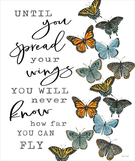 Cindy Jacobs CIN3736 - CIN3736 - Spread your Wings - 12x16 Inspirational, Spread Your Wings, Motivational, Typography, Signs, Butterflies from Penny Lane