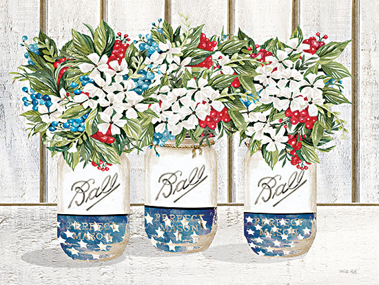 Cindy Jacobs Licensing CIN3825LIC - CIN3825LIC - Red, White and Blue Blooms - 0  from Penny Lane