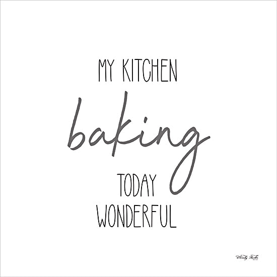 Cindy Jacobs CIN3881 - CIN3881 - My Kitchen - 12x12 Kitchen, Baking, Typography, Signs, Textual Art, Black & White from Penny Lane