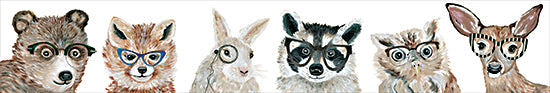 Cindy Jacobs CIN3905 - CIN3905 - You Look Great - 36x6 Animals, Owl, Animals with Glasses, Baby, Children, New Baby, Row of Animals, Whimsical from Penny Lane