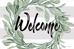 CIN3924LIC - Welcome Leaves Wreath - 0