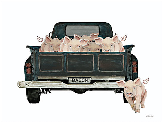 Cindy Jacobs CIN4040 - CIN4040 - Pickup Pigs - 16x12 Whimsical, Farm Animals, Pigs, Truck, Pickup Truck, Joy Ride, Bacon, Humor from Penny Lane
