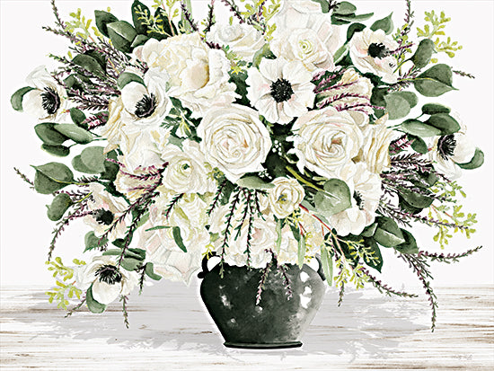 Cindy Jacobs CIN4115 - CIN4115 - Abundance of Flowers    - 16x12 Flowers, Bouquet, White Flowers, Greenery, Vase from Penny Lane