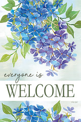 CIN4177 - Everyone is Welcome Hydrangeas - 12x18