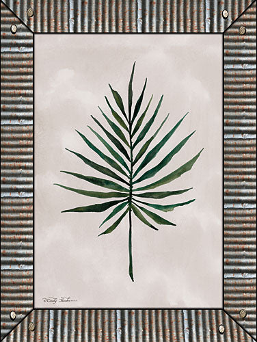 Cindy Jacobs CIN677 - Palm Leaf Galvanized - Botanical, Leaf, Metal from Penny Lane Publishing