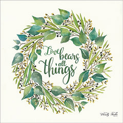CIN701 - Love Bears All Things Eucalyptus Wreath