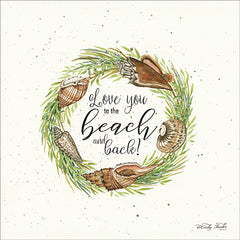 CIN721 - Love You to the Beach Shell Wreath
