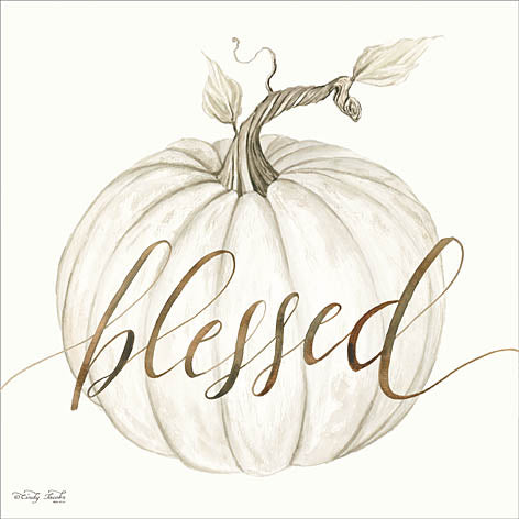 Cindy Jacobs CIN887 - Blessed Pumpkin - Blessed, Autumn, Pumpkin, Wood Planks from Penny Lane Publishing