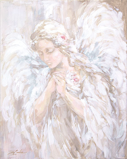 Debi Coules DC120 - DC120 - Prayer for Peace - 12x16 Angel, Flower, Love, Religious, Woman from Penny Lane