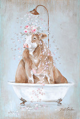 DC128 - Showering Petals Cow  - 12x18