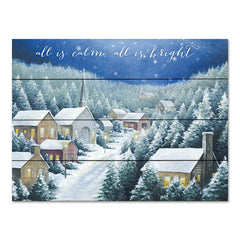 DD1679PAL - All is Calm Town at Christmas - 16x12