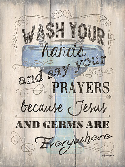 Debbie DeWitt DEW395 - Wash Your Hands - Bath, Inspirational, Signs, Typography from Penny Lane Publishing