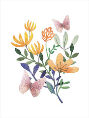 DOG132 - Butterflies and Flowers - 12x16