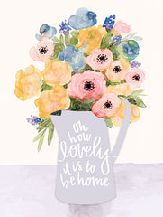 DOG133 - Lovely to Be Home Flowers - 12x16