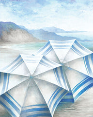 DOG184 - Coastal Umbrellas - 12x16