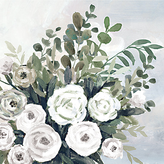 Dogwood Portfolio DOG252 - DOG252 - Calm and Cool Floral - 12x12 Flowers, White Flowers, Greenery, Eucalyptus, Bouquet, Blooms from Penny Lane