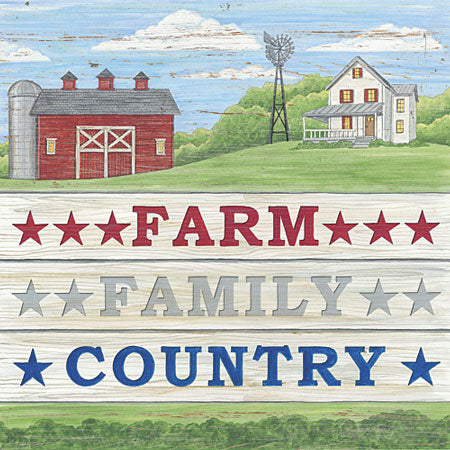 Deb Strain DS1555 - Farm, Family, Country - Farm, Country, Patriotic, Barn from Penny Lane Publishing
