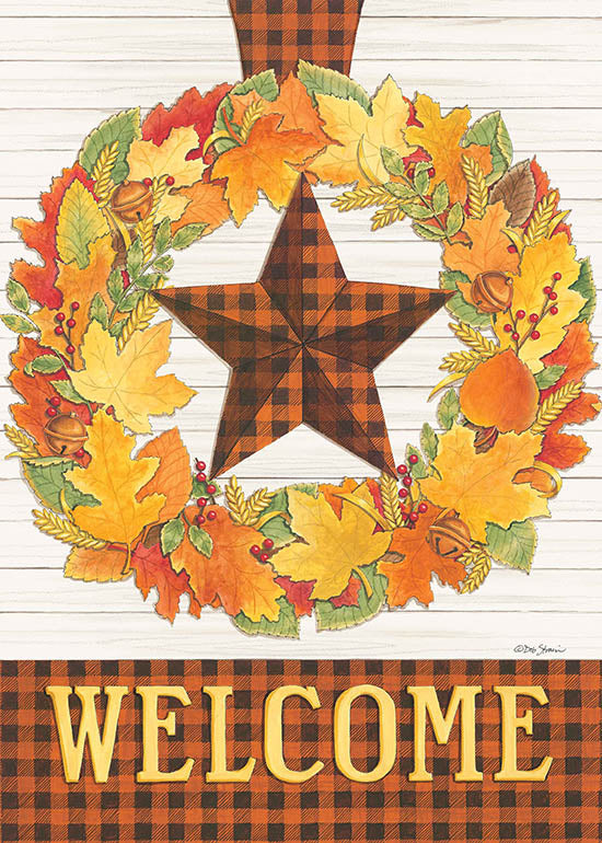 Deb Strain Licensing DS1765 - DS1765 - Fall Wreath with Star - 0  from Penny Lane