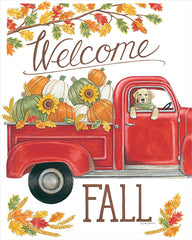 DS1893 - Fall Truck & Lab - 12x16