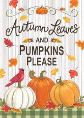 DS2091 - Autumn Leaves and Pumpkins Please - 12x16